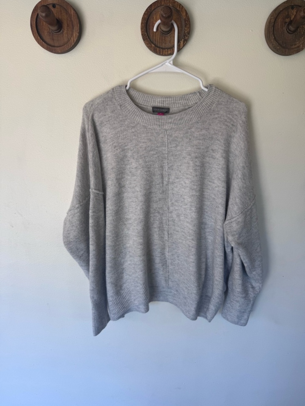 Vince Camuto Light Gray cozy Crewneck Sweater size XL